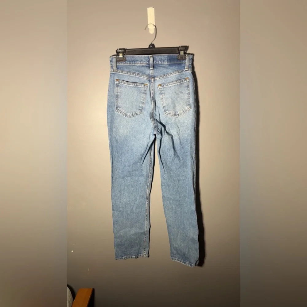 Abercrombie & Fitch The 90s Straight Curve Love Ultra High Rise Jeans Size 27 - Picture 2 of 5